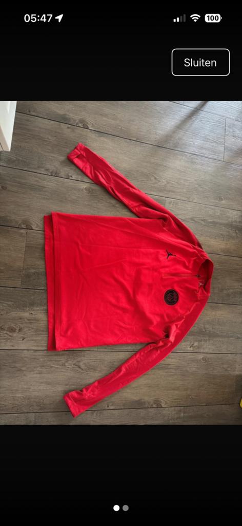 Vest paris saint germain, Maat 52/54 (L), Zwart, Ophalen of Verzenden, Zo goed als nieuw