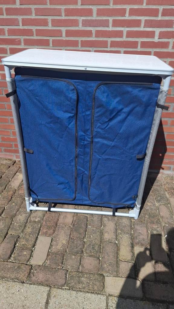 Vrijbuiter campingkast met werkblad, Ophalen of Verzenden, Gebruikt