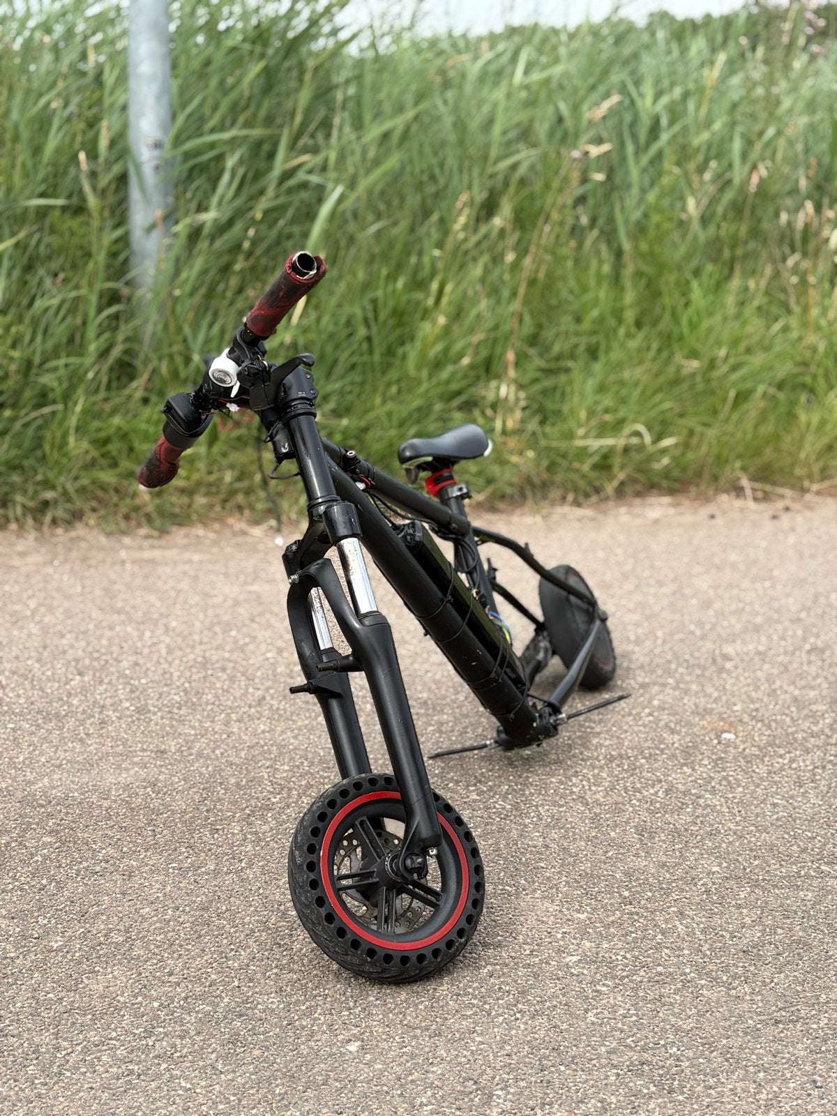 Fiets met motor van een step, Ophalen, Gebruikt, Elektrische step (E-scooter)