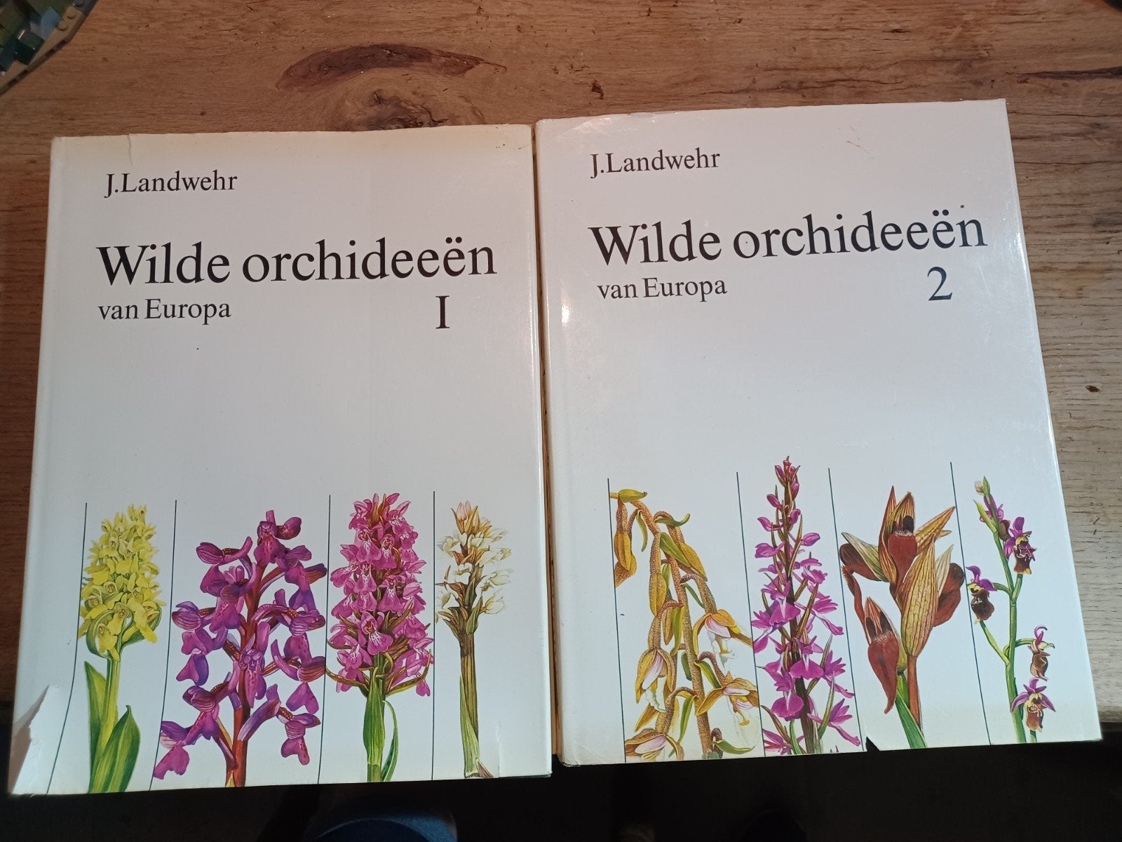 Wilde orchideeën van Europa - J. Landwehr (deel 1 & 2), Boeken, Ophalen, Zo goed als nieuw, Bloemen, Planten en Bomen, J. Landwehr