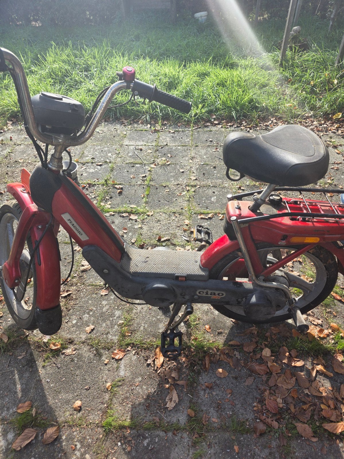 Piaggio Ciao Bromfiets - Klassieke Rode Brommer, Ophalen, Gebruikt, Maximaal 25 km/u, Ciao