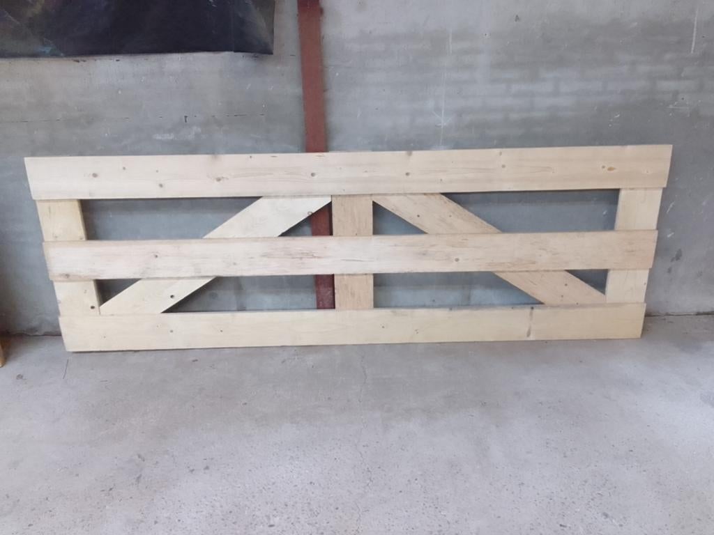 Mooie houten land weide hek, Tuin en Terras, Tuinhekken en Hekwerk, Ophalen, Nieuw, Hout, Tuinhek
