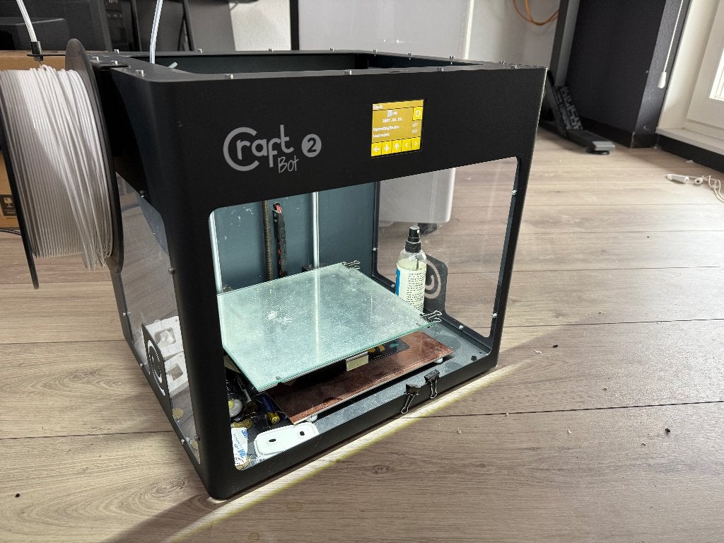 Craftbot 2 3D printer met 127 draaiuren, Ophalen, Gebruikt, Ingebouwde Wi-Fi, Onbekend