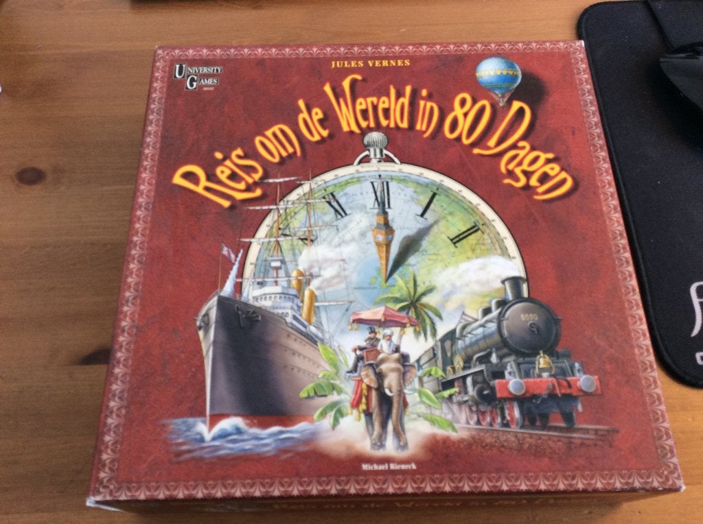 Reis om de Wereld in 80 Dagen. bordspel van University Games, Hobby en Vrije tijd, Gezelschapsspellen | Bordspellen, Vijf spelers of meer
