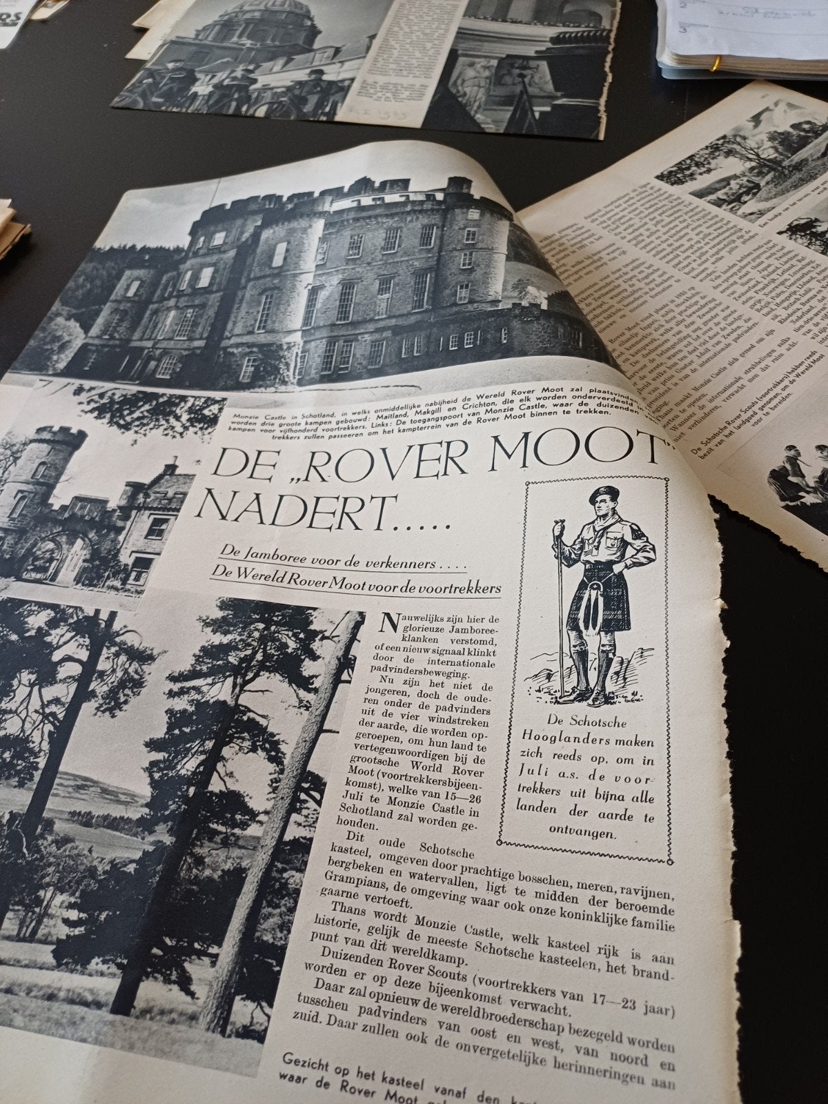artikel Jamboree Schotland 1939, Verzamelen, Scouting, Ophalen of Verzenden, Gebruikt, Overige typen