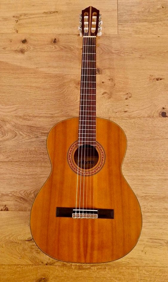 Morris G-201 klassieke akoestische gitaar Made in Japan, Ophalen, Zo goed als nieuw, Klassieke of Spaanse gitaar