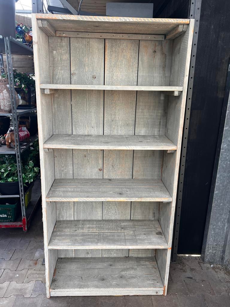 Kast steigerhout 190x90x40cm, Ophalen, Met plank(en), Gebruikt, 50 tot 100 cm