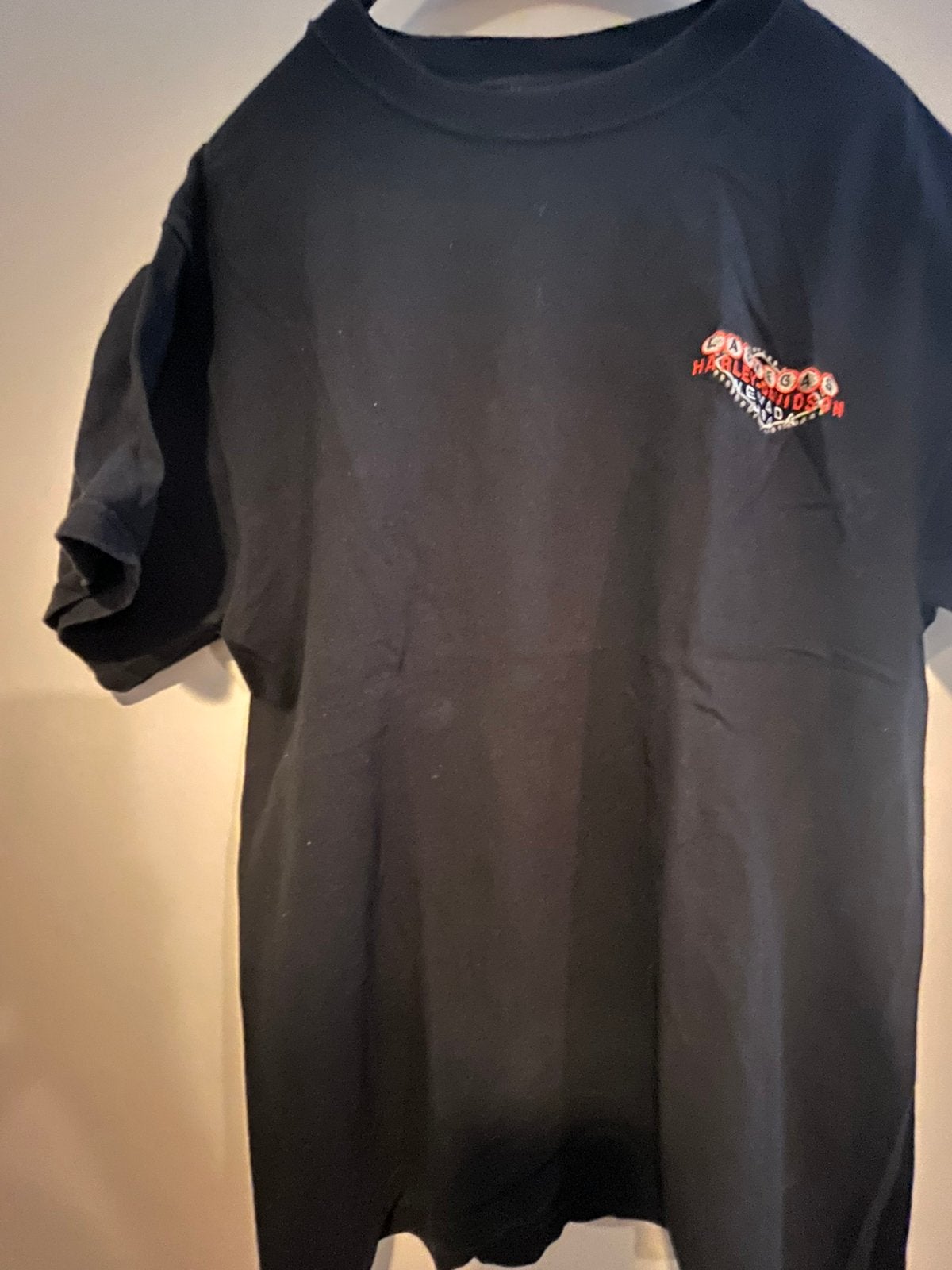Vintage Harley Davidson t-shirt, Ophalen of Verzenden, Zo goed als nieuw, Maat 52/54 (L), Zwart