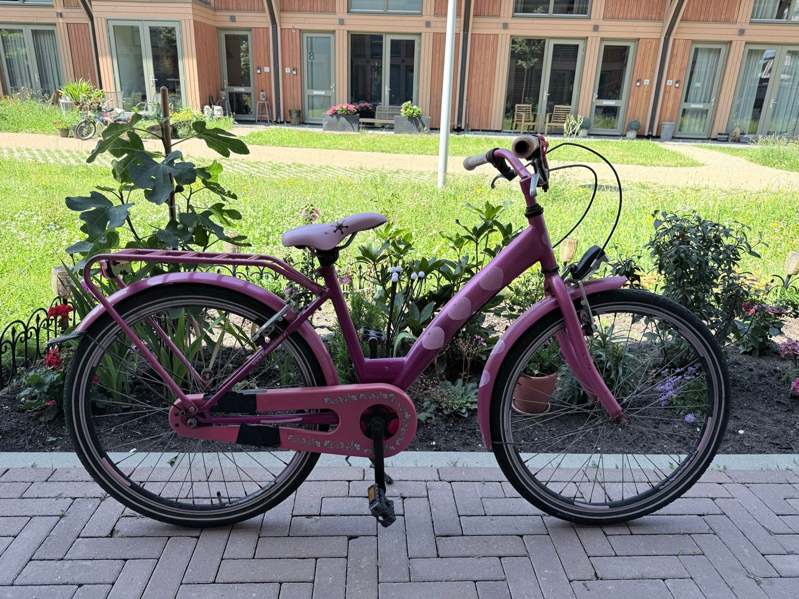 Kinderfiets 24 inch met handrem, Fietsen en Brommers, Fietsen | Meisjes, Ophalen, Gebruikt, 24 inch, Handrem