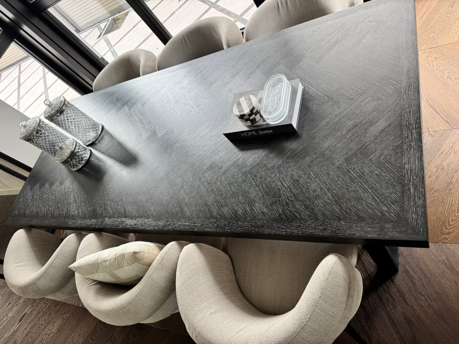 Eettafel Melchior Eichholtz, Ophalen, 200 cm of meer, 50 tot 100 cm, Zo goed als nieuw