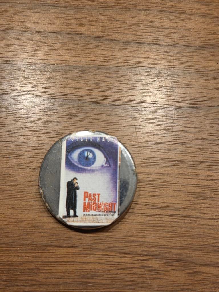 039 Past Midnight Film button, Ophalen of Verzenden