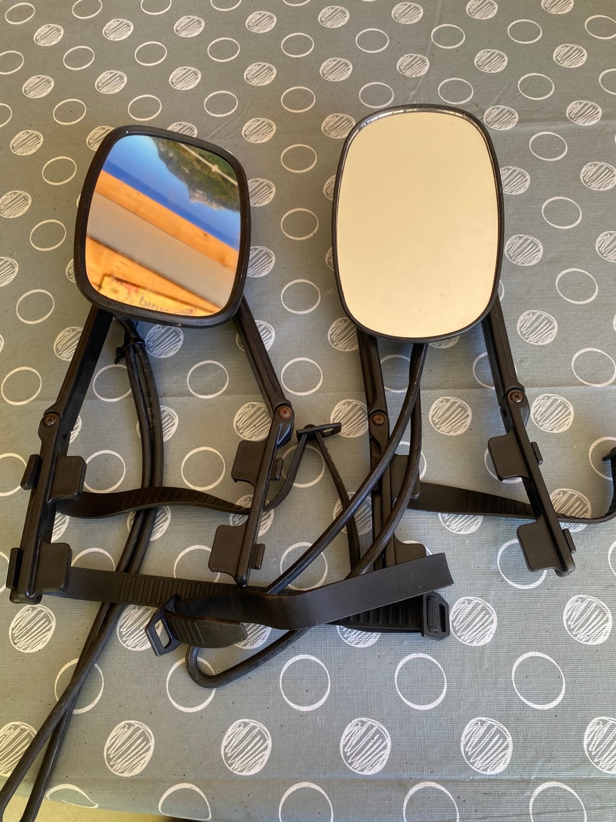 Caravanspiegel links en rechts, Ophalen