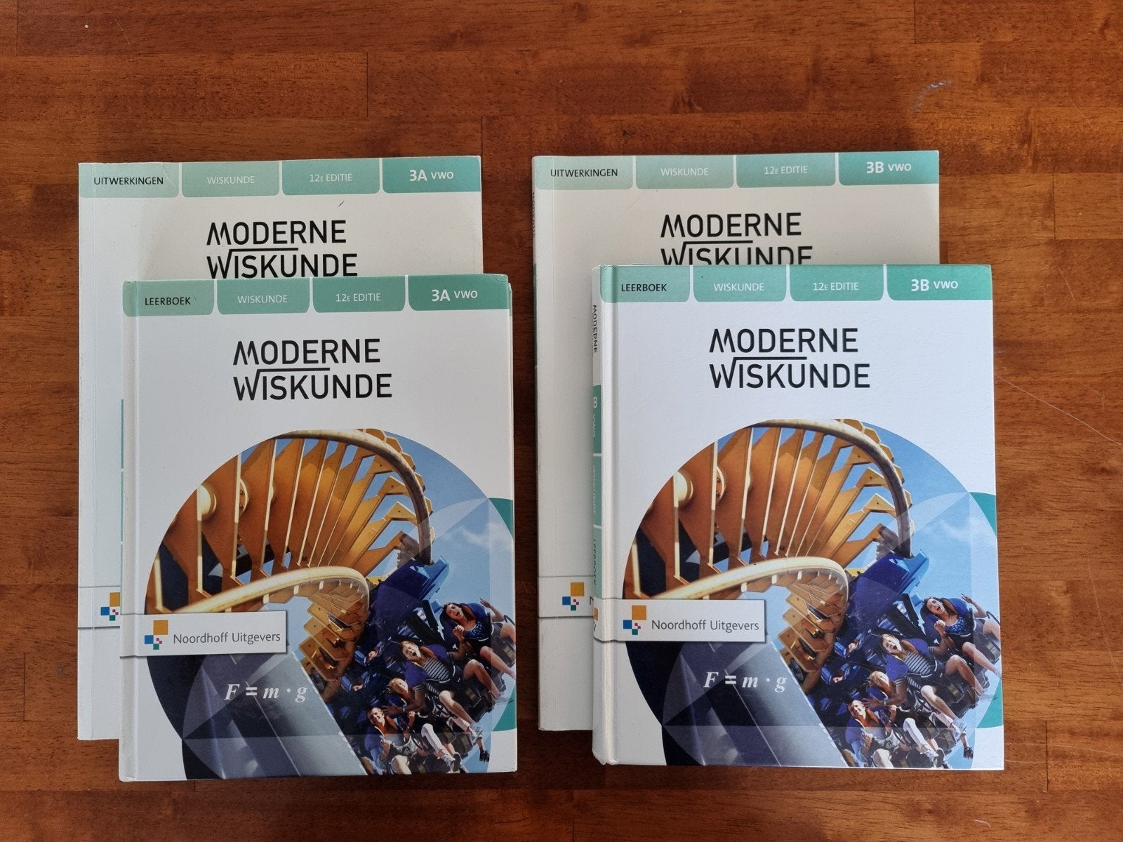 Moderne Wiskunde VWO 3 deel A en B 12e editie, Ophalen of Verzenden, Zo goed als nieuw, VWO, Overige vakken