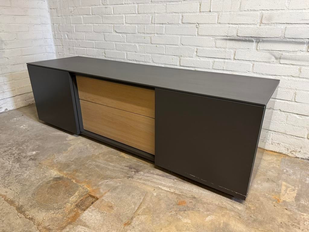 Bree’s New World tv meubel | 150x43x45 | t.e.a.b., Huis en Inrichting, Ophalen, Gebruikt, 100 tot 150 cm, Minder dan 100 cm