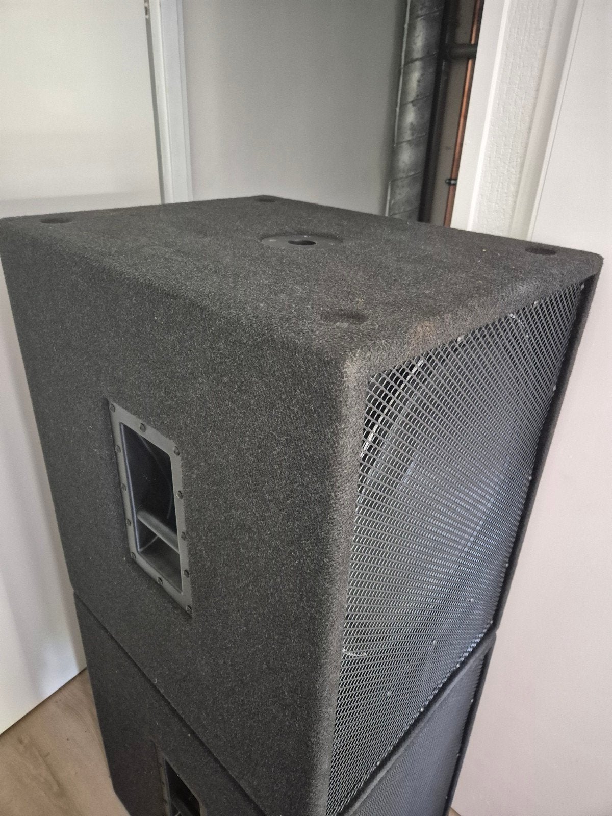 Baskasten 18 inch, Audio, Tv en Foto, Luidsprekers, Gebruikt, Subwoofer, 120 watt of meer, Ophalen
