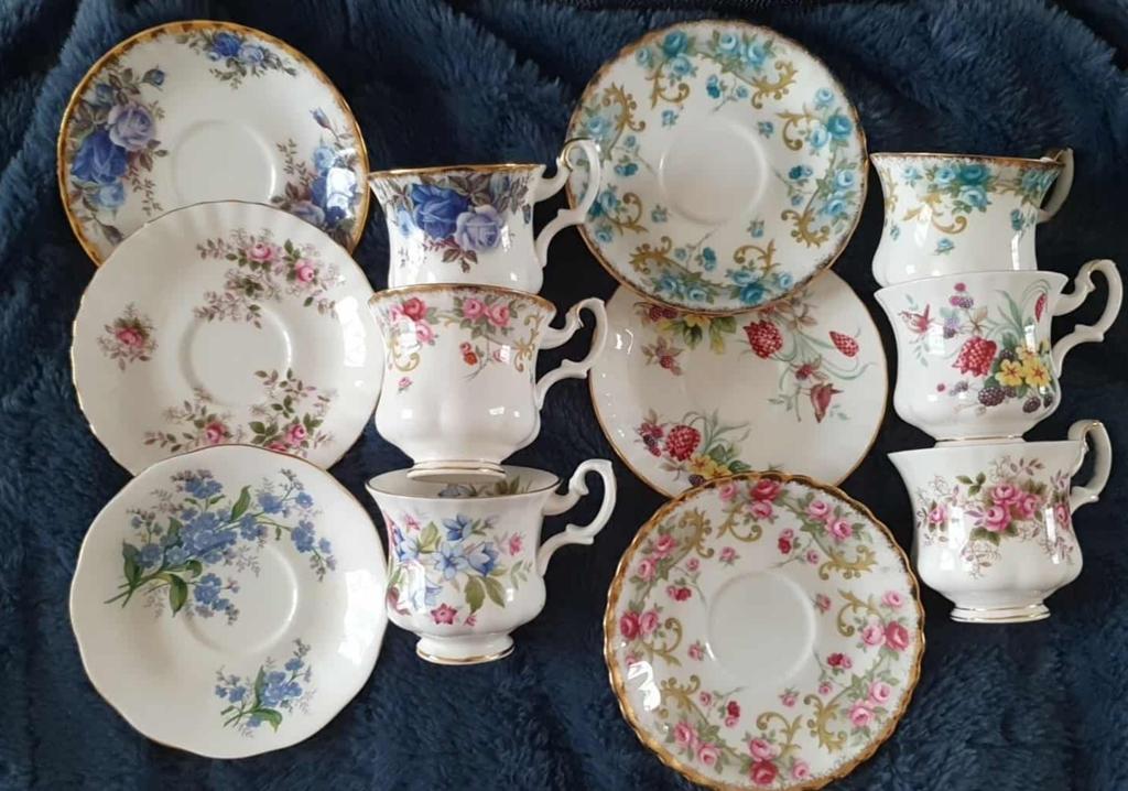 Royal Albert Prachtige 6 kop en schotels. Nieuw., Antiek en Kunst, Ophalen of Verzenden