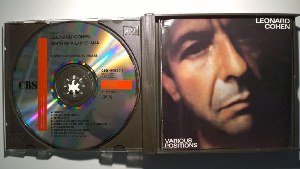 Leonard Cohen - Death Of A Ladies' Man + Various Positions, Ophalen of Verzenden, Zo goed als nieuw, Singer-songwriter
