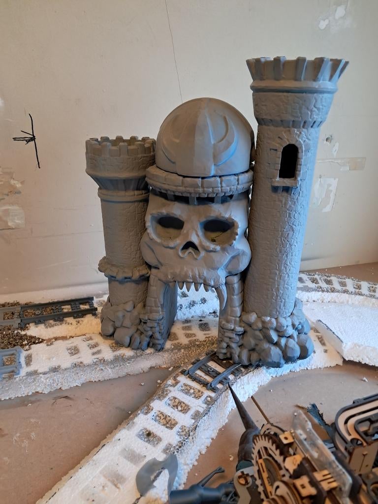 Unieke doorgang voor LEGO treinen - Kasteel Grayskull stijl, Ophalen of Verzenden