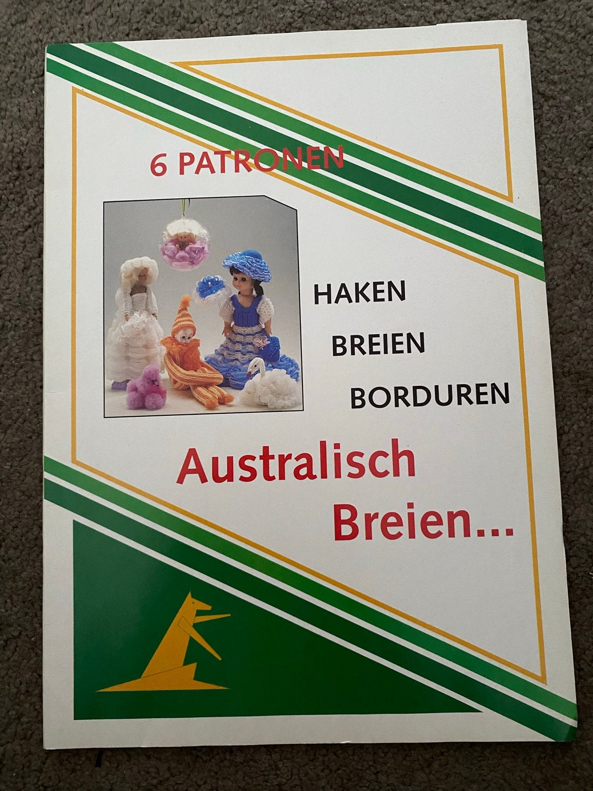 6 Patronen: Haken, Breien, Borduren & Australisch Breien, Hobby en Vrije tijd, Breien en Haken, Ophalen of Verzenden, Gebruikt