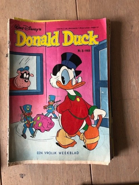 22 Donald Ducks uit 1988, Gelezen, Ophalen of Verzenden, Donald Duck, Meerdere stripboeken