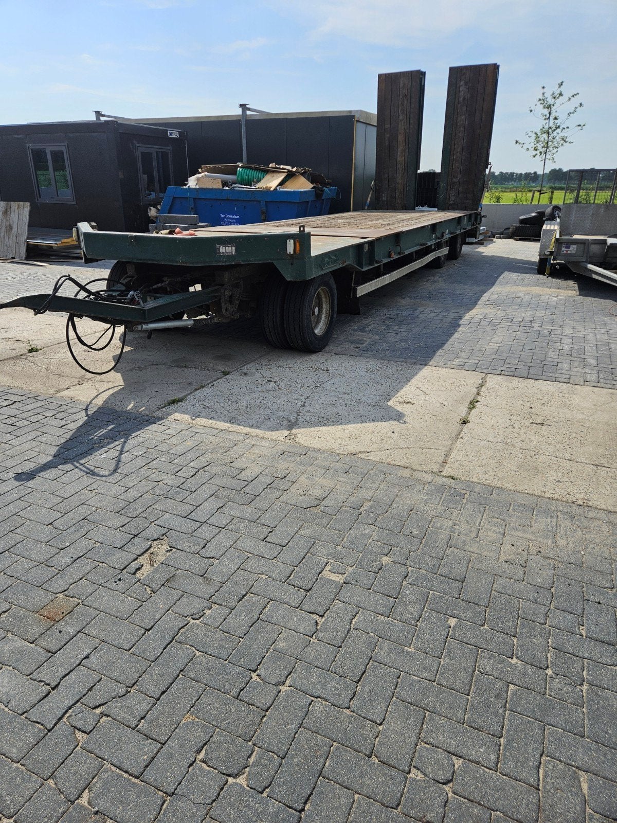 Nooteboom ASDB 28 Dieplader Oplegger, Ophalen, Gebruikt