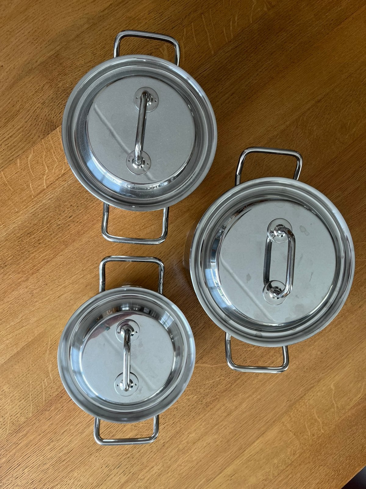 Pannenset Sigg, Ophalen of Verzenden, Zo goed als nieuw, Rvs, Pannenset