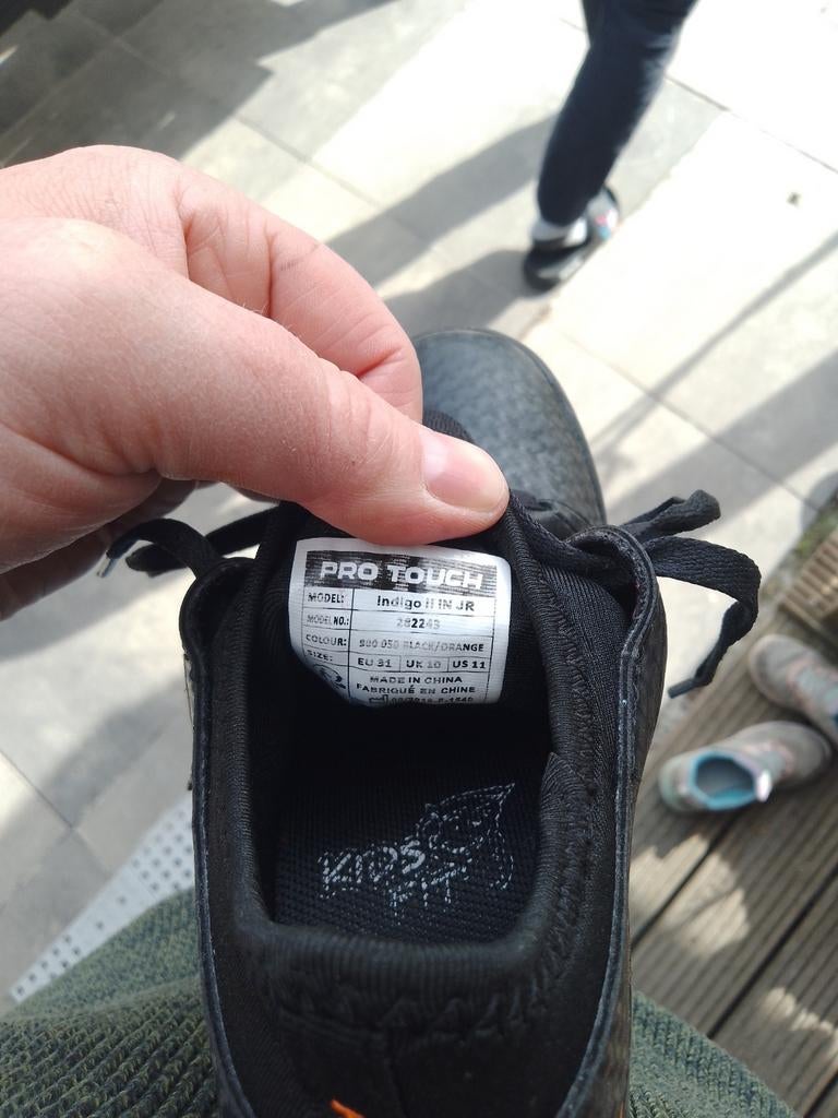 Zwarte gymschoenen maat 31 - PRO TOUCH, Ophalen, Gebruikt, PRO TOUCH, Sportschoenen