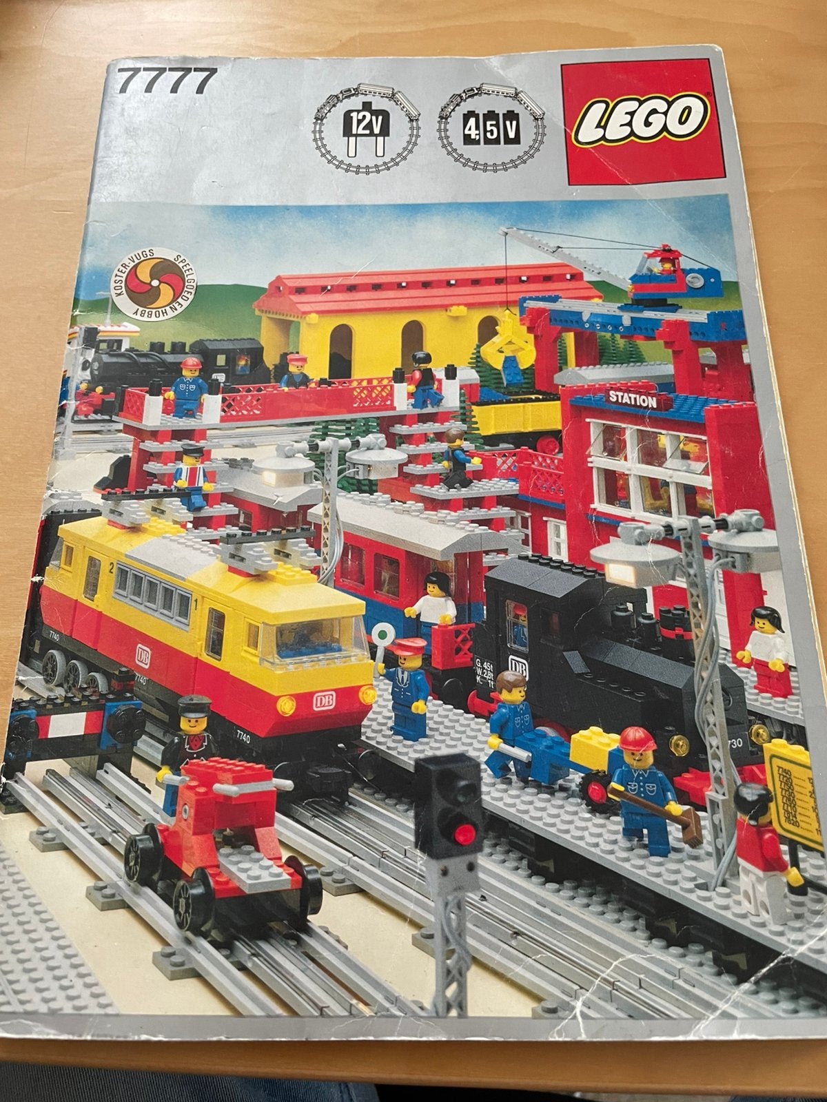 12V Rails Trein Ideeënboek (7777; 12 Volt), Gebruikt, Overige thema's, Lego, Accessoire