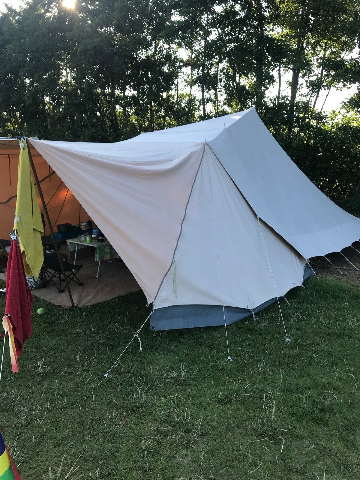 de Waard lepelaar met luifels, varioluifel en diverse extra', Caravans en Kamperen, Ophalen, Tot en met 6