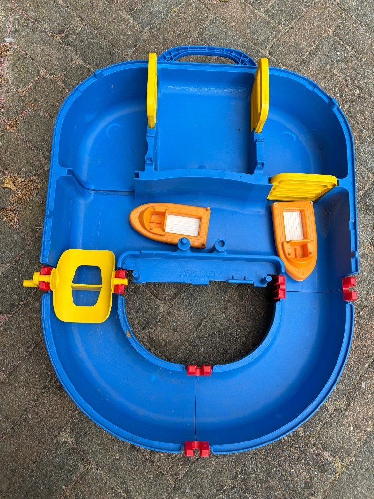 Waterspeelgoed Aquaplay baan voor dreumes / peuters, Kinderen en Baby's, Speelgoed | Buiten | Los speelgoed, Ophalen, Gebruikt
