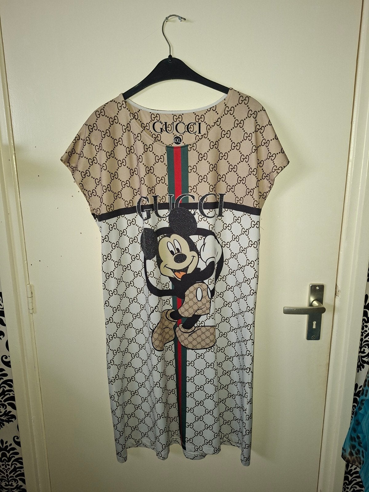 mooi jurkjevstast xxxl maar valt als xl 10 euro zgan, Bruin, Maat 46/48 (XL) of groter, Ophalen of Verzenden, Zo goed als nieuw