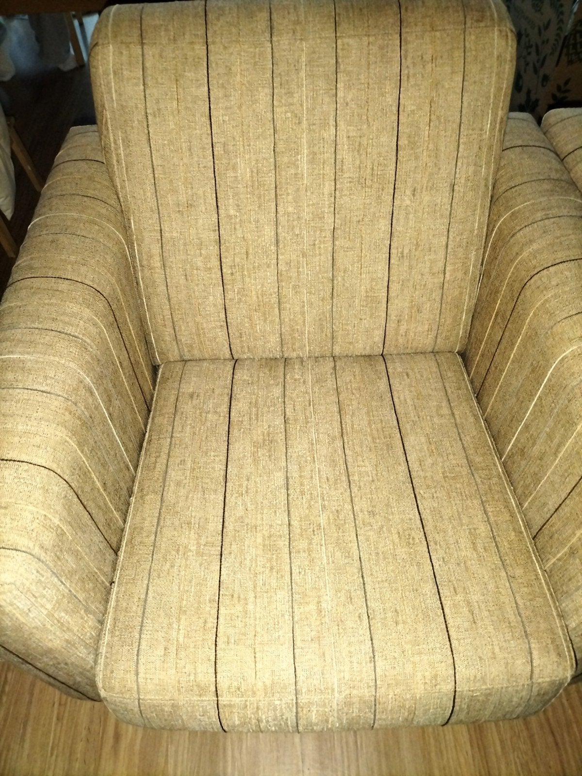 2 maal beige fauteuil, Ophalen, Gebruikt, Eenpersoons, 75 tot 100 cm