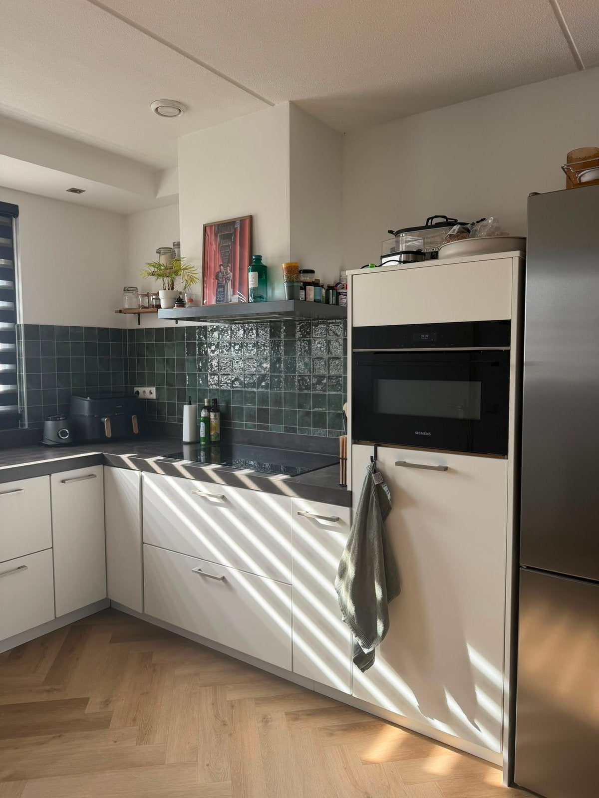 NETTE KEUKEN - VANDAAG AFHALEN, Huis en Inrichting, Ophalen, Zo goed als nieuw, Wit, Hoekkeuken
