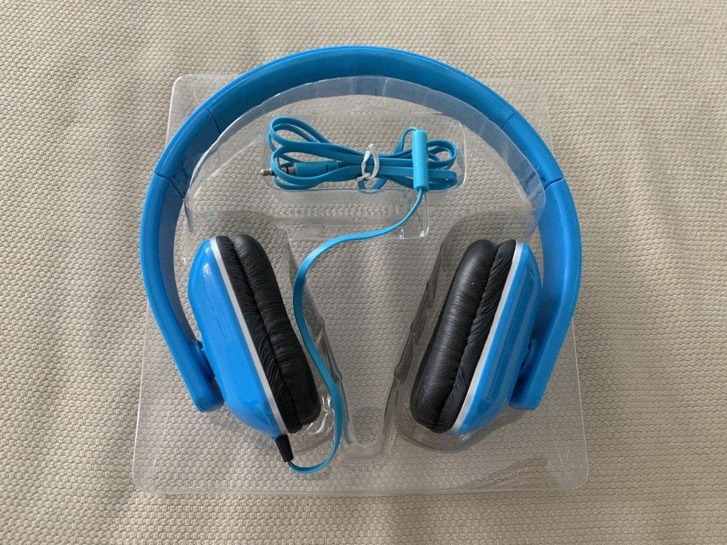 Deluxa Koptelefoon - Blauw - Bedraad (NIEUW), Overige merken, Verzenden, Nieuw, Blauw