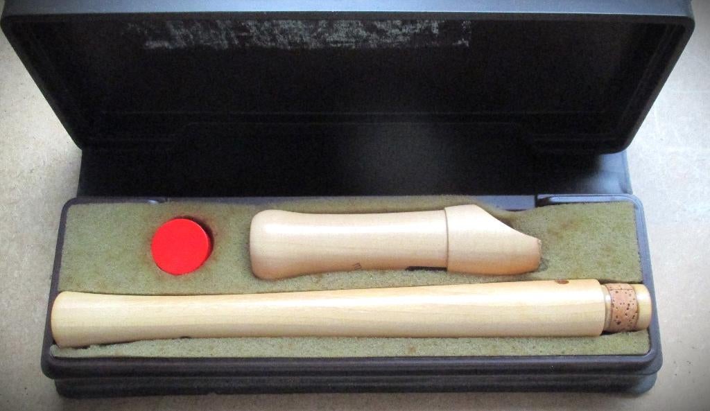 Blokfluit~Moeck Sopraan in originele doos~Houten Blok Fluit, Ophalen of Verzenden, Zo goed als nieuw, Sopraan of Sopranino, Met koffer, hoes of etui