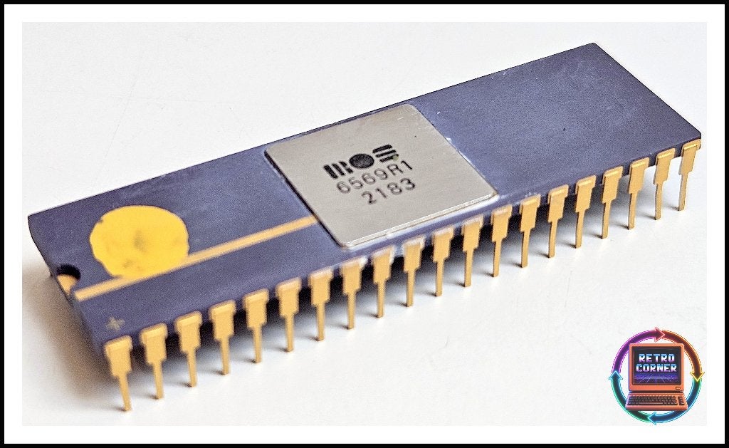 Commodore 64 MOS 6569R1 VIC-II C64 PAL chip Vroege revisie, Computers en Software, Vintage Computers, Verzenden