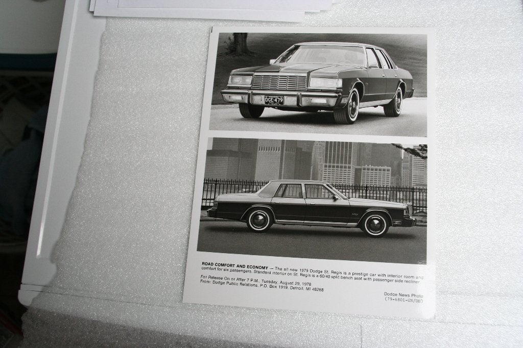 Persfoto Dodeg St Regis (1978) (18), Ophalen of Verzenden, Nieuw, Overige merken