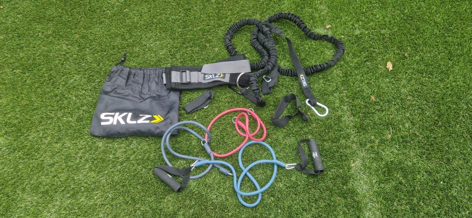 SKLZ Weerstandsbanden Set - Krachttraining & Snelheid, Sport en Fitness, Fitnessmaterialen, Ophalen of Verzenden, Gebruikt, Benen