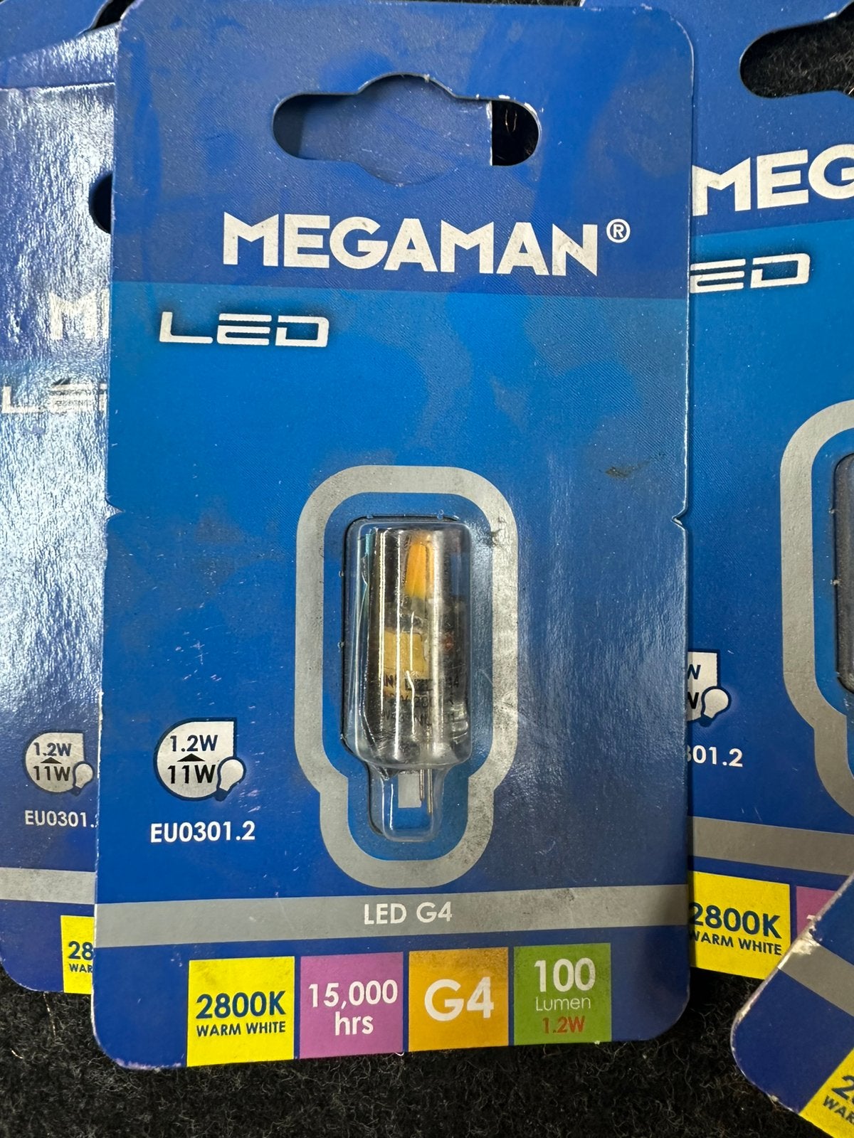 6 GU4 LED lampjes/ steeklampjes Megaman, Led-lamp, Nieuw, Ophalen of Verzenden, Neutraal wit