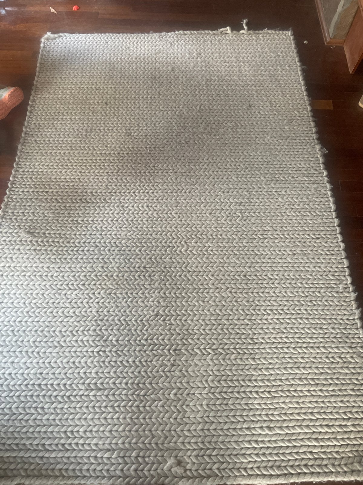 Wollen kleed plaid 100% wol 160 x 230 cm, Ophalen, Gebruikt, 150 tot 200 cm, 200 cm of meer