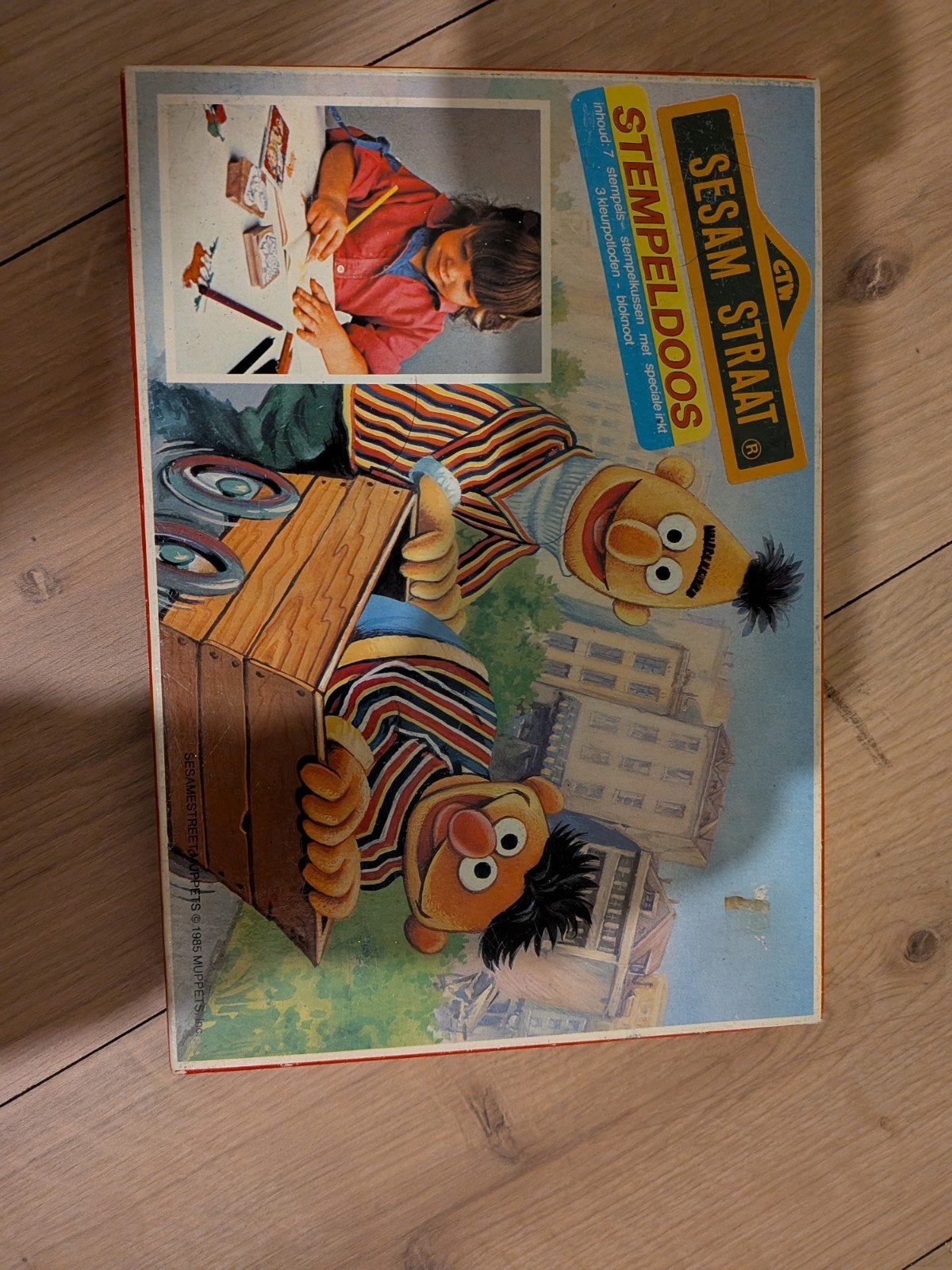 Vintage Sesamstraat Stempeldoos, Ophalen of Verzenden, Gebruikt
