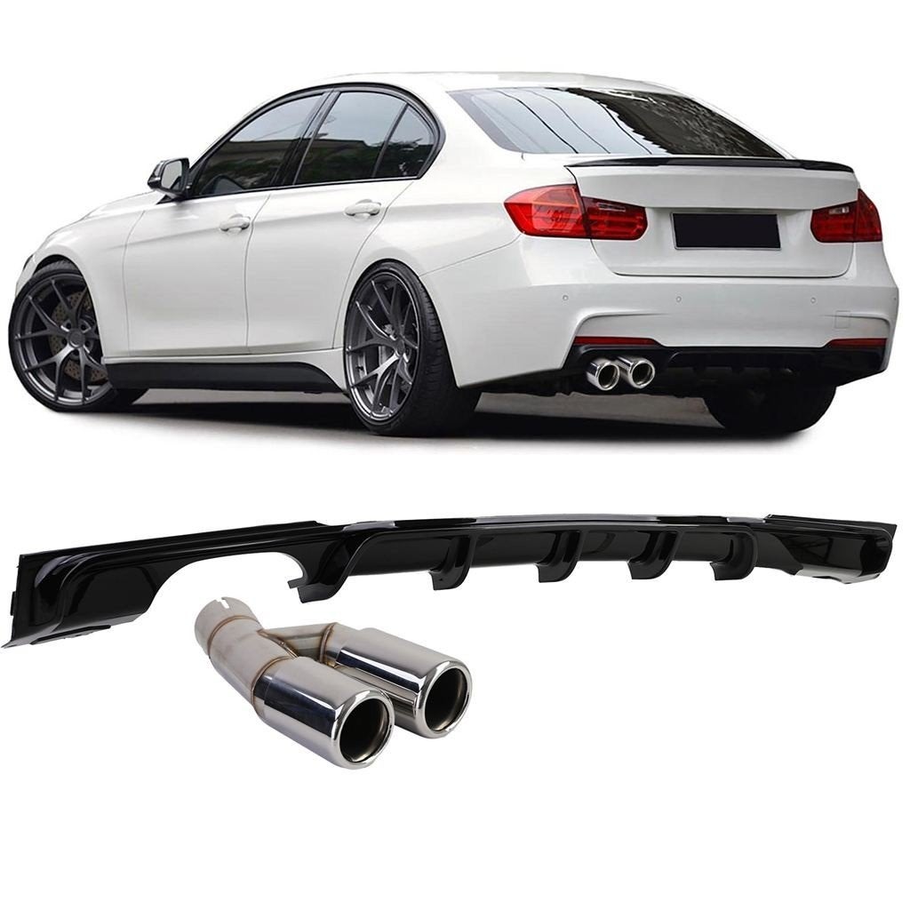 Diffuser Glans Uitlaat Passend Voor Bmw 3 serie F30 F31 M Pa