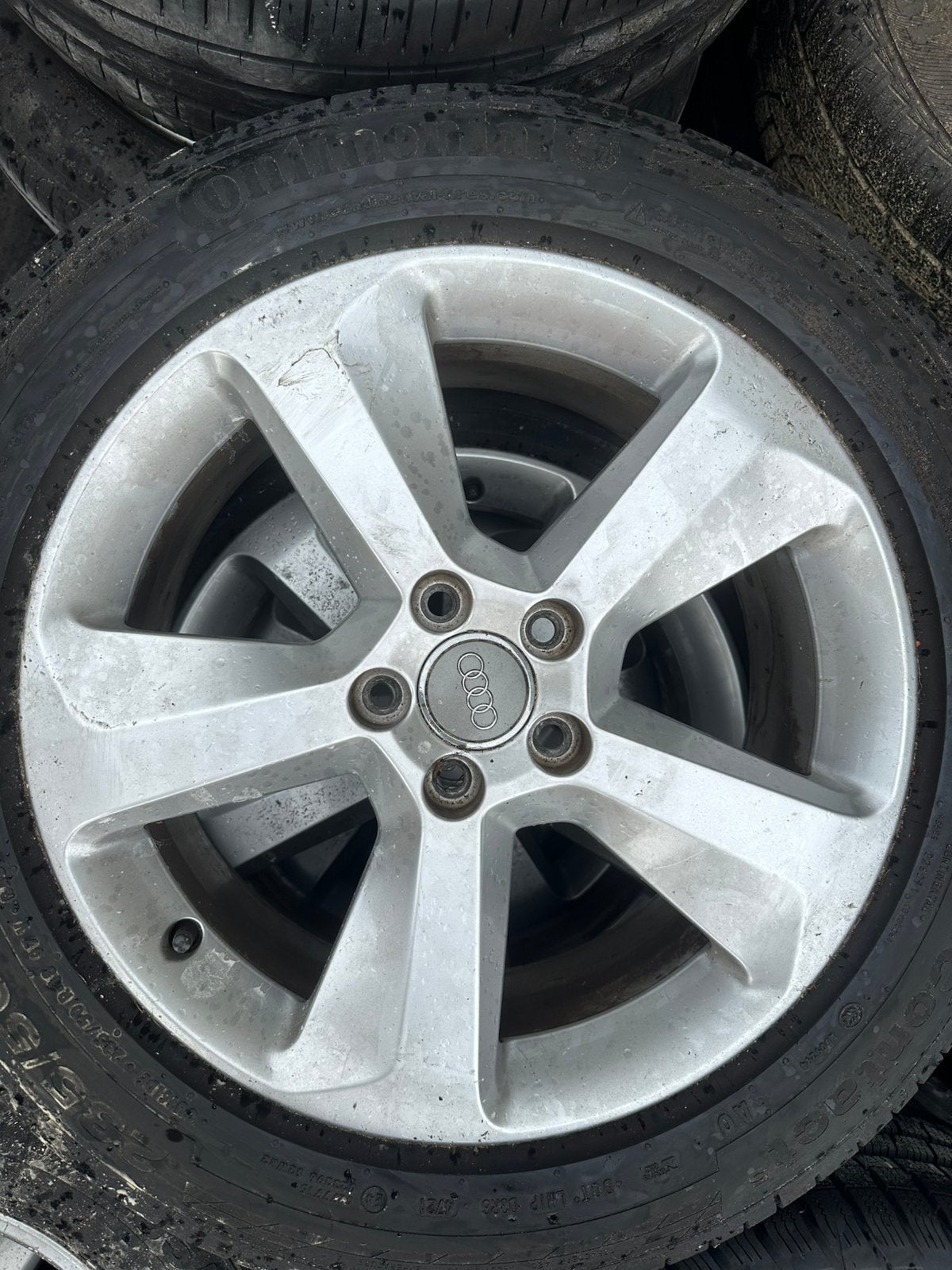 Audi Q3 velgen met banden, Auto-onderdelen, Banden en Velgen, Gebruikt, Overige, Banden en Velgen, Overige maten