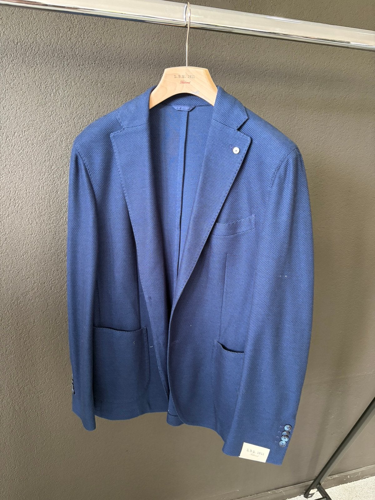 Trendy heren colbert LBM1911 blauw, Ophalen of Verzenden, Nieuw, Maat 52/54 (L), Blauw