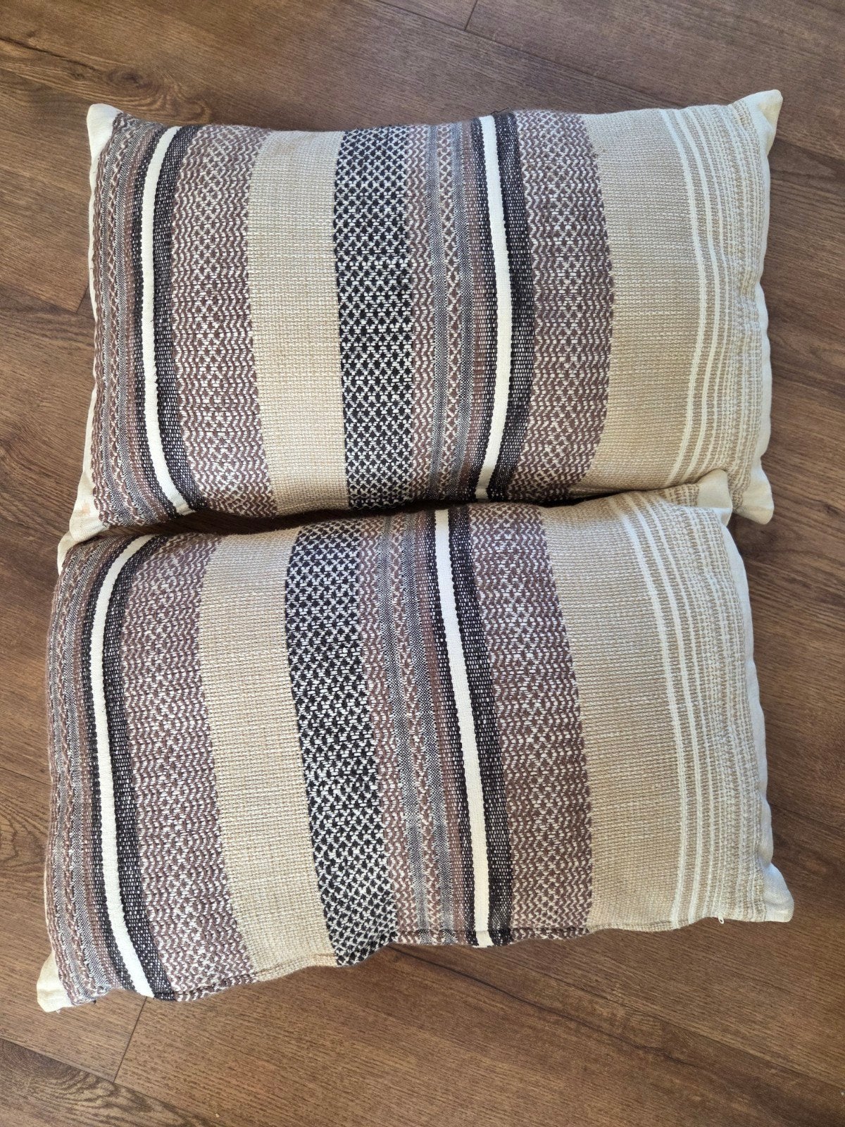 sierkussens grijs beige, Ophalen, Overige merken, Gebruikt, Inclusief binnenkussen