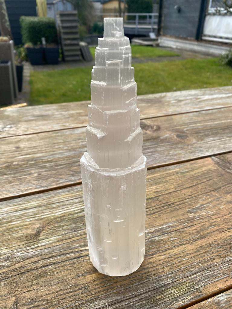 Seleniet toren 20 cm, Sieraden, Tassen en Uiterlijk, Edelstenen, Ophalen, Gebruikt