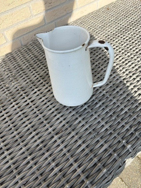Emaille water kan, Ophalen of Verzenden