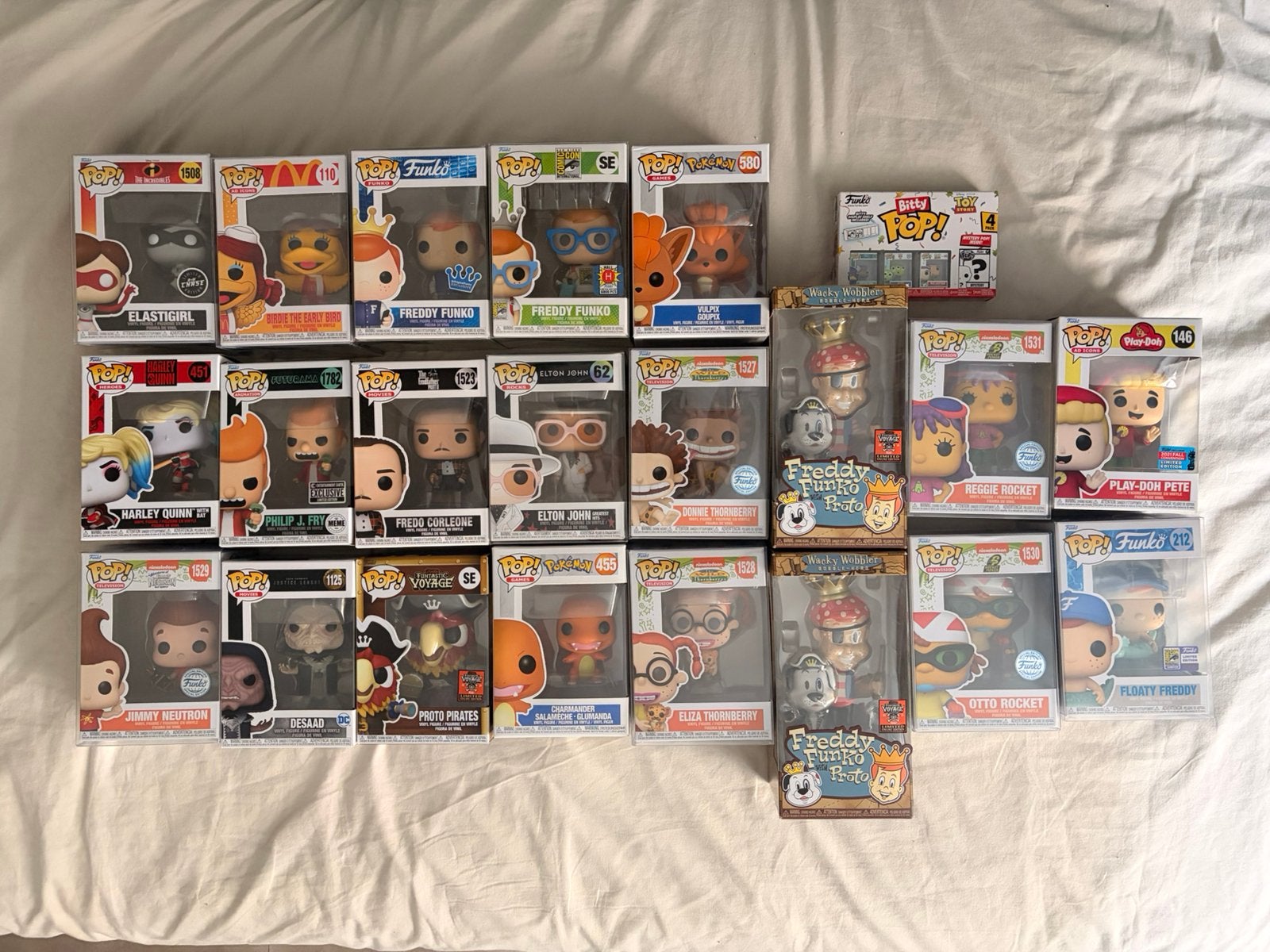 Partij diverse Funko Pops t.e.a.b, Verzamelen, Poppetjes en Figuurtjes, Ophalen of Verzenden, Nieuw