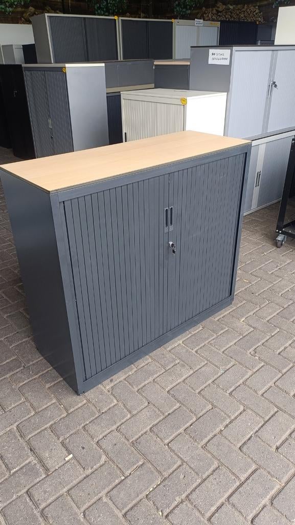 Aspa halfhoge metalen roldeurkast, Gebruikt, 100 tot 150 cm, R, 100 tot 150 cm