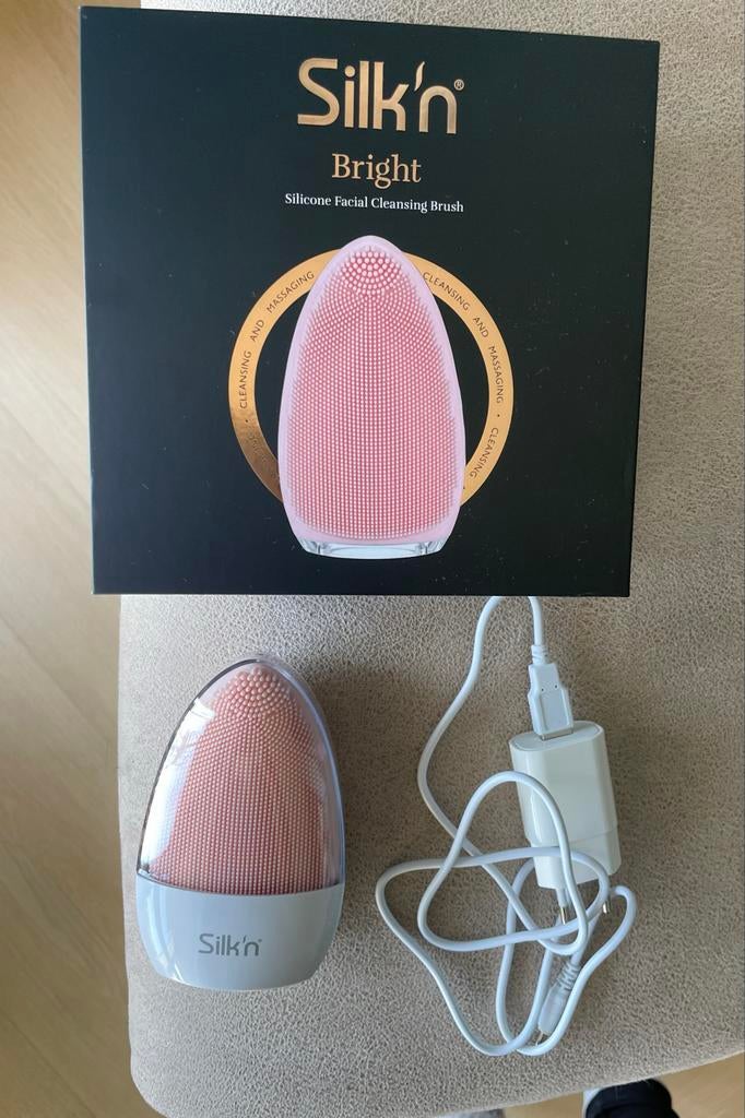 Silk'n Bright gezichtsborstel, Ophalen of Verzenden, Zo goed als nieuw, Gehele gezicht, Reiniging